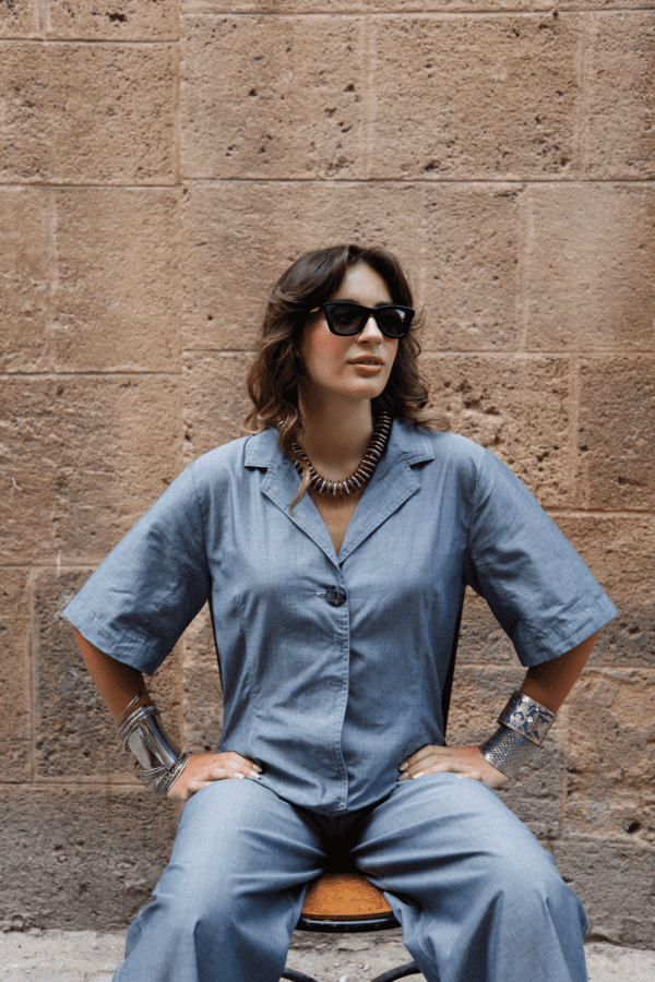 Fery Combinaison Bleu Gris